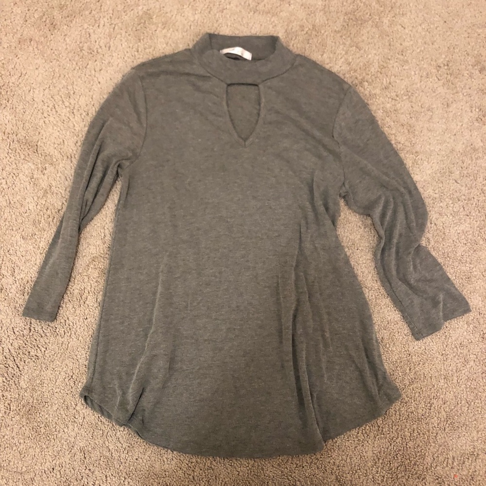 Army green cotton top